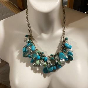 Turquoise chunky necklace